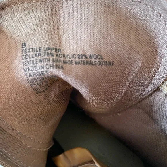 Universal Thread - Target - Brown Boots - Size 8 - Picture 5 of 6